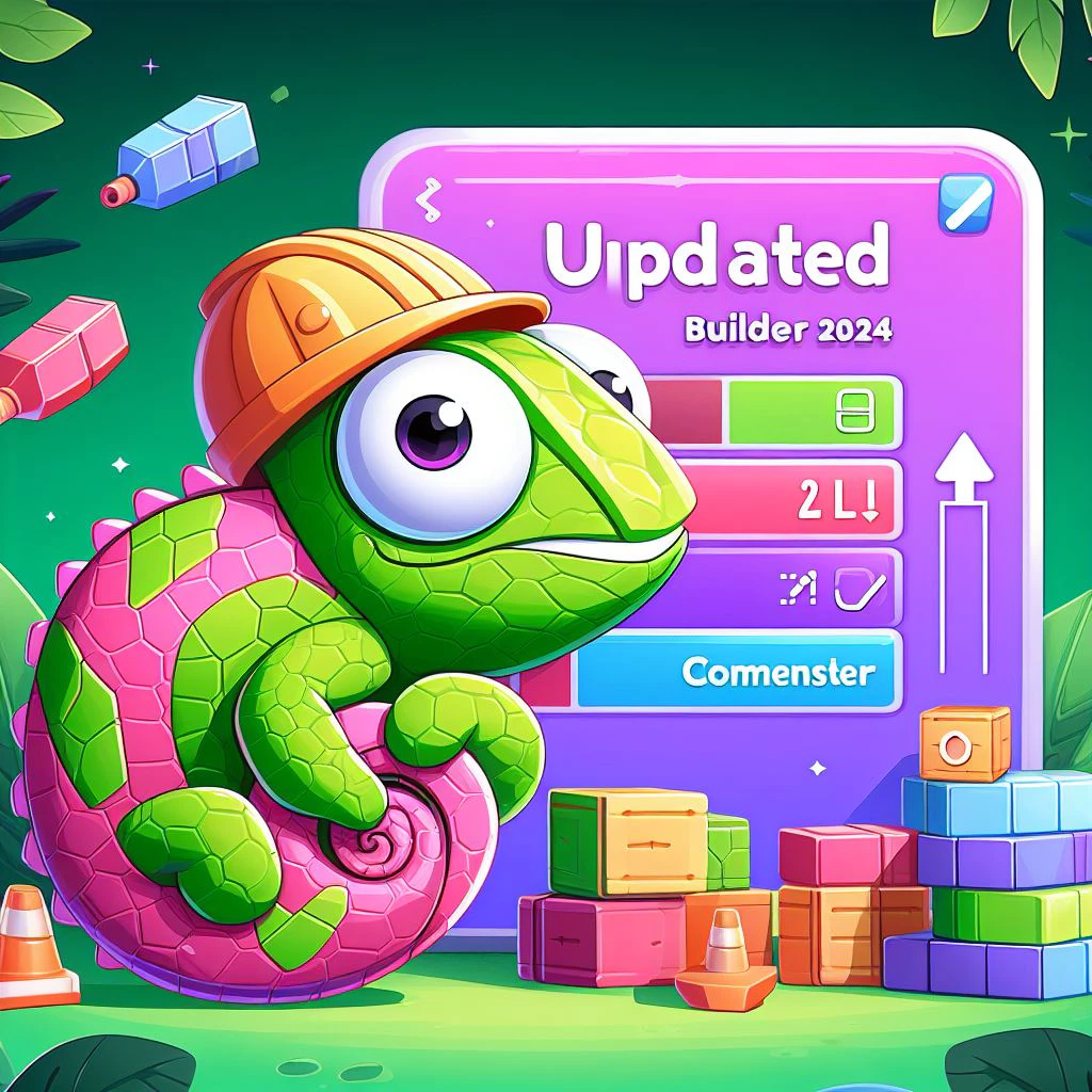 chameleon showing website updates