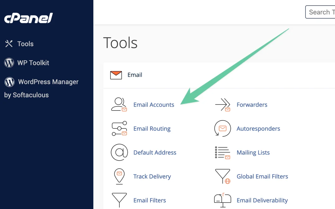 How to use webmail from within cPanel