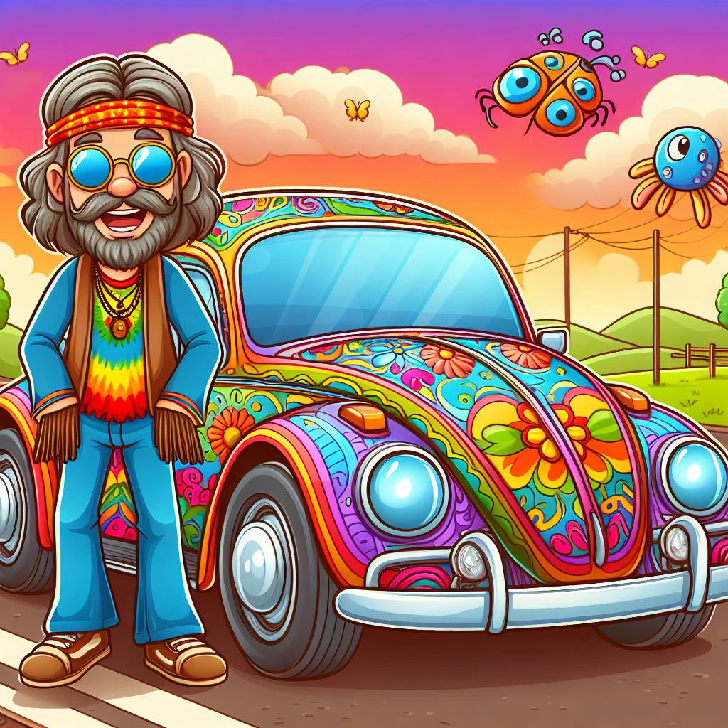 Love bug enthusiast Hippie Henry