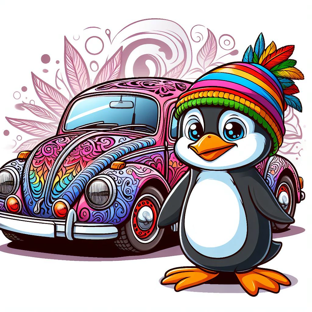 Love Bug lover Peter Penguin