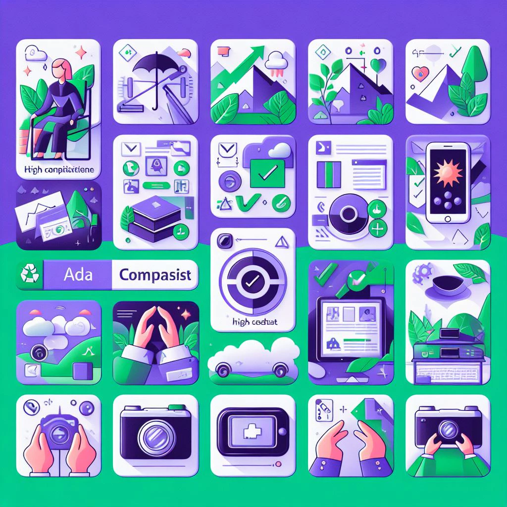 Infographic of ADA compliant images